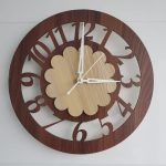 D44 Wall Clock Wooden