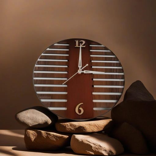 D48 Wall Clock Wooden