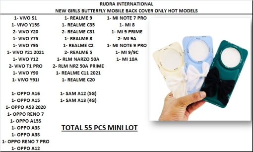 New Girls Butterfly Mobile Back Cover Only Hot Models