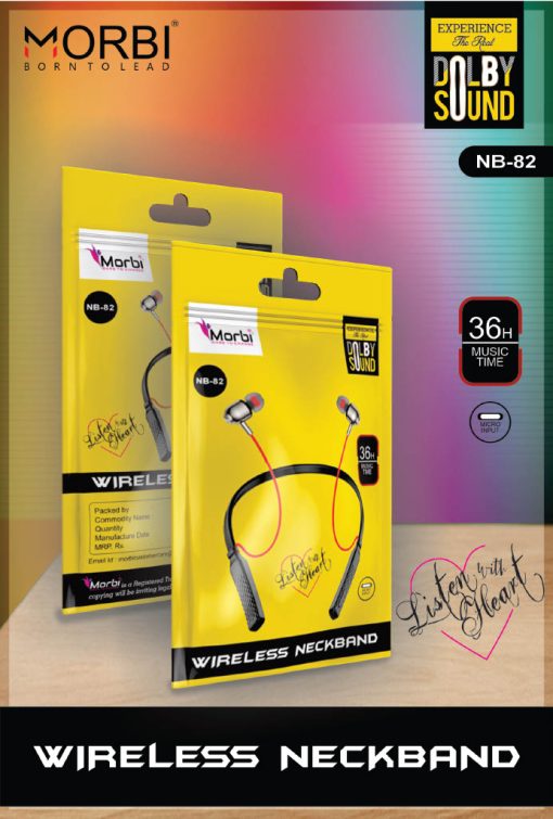 [NB-82] Wireless Neckband 36H Music Time