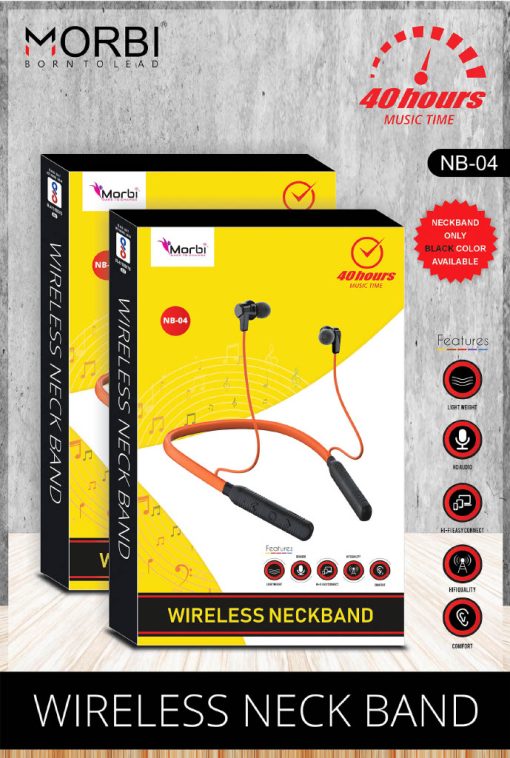 [NB-04] Wireless Neckband 40H Music Time