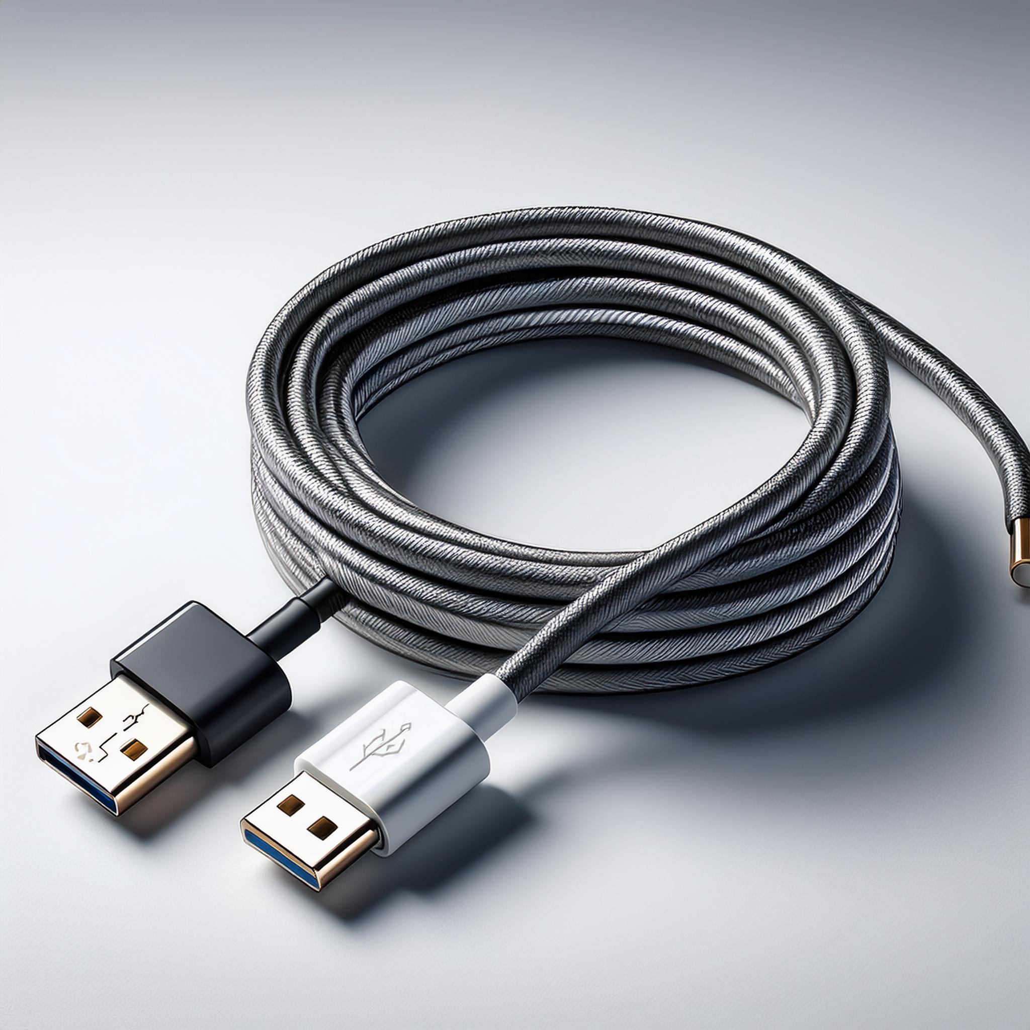 USB Cable and Light
