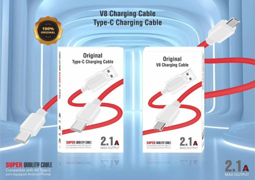 2.1 Max Output Cable [Type C] – High-Speed Data Transfer & Powerful Performance