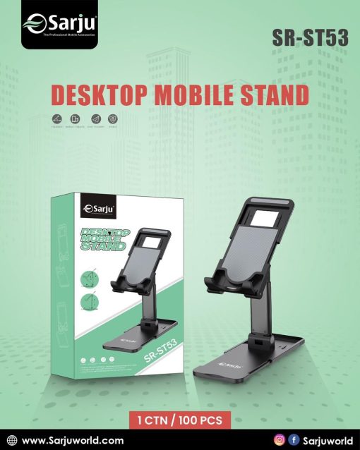 [SR-ST53] Metal Heavy Duty Stand with Quality Hold – Sturdy Support for Devices