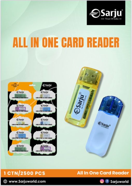 The All-in-1 Card Reader – Universal Multi-Card Reader for Fast Data Transfer