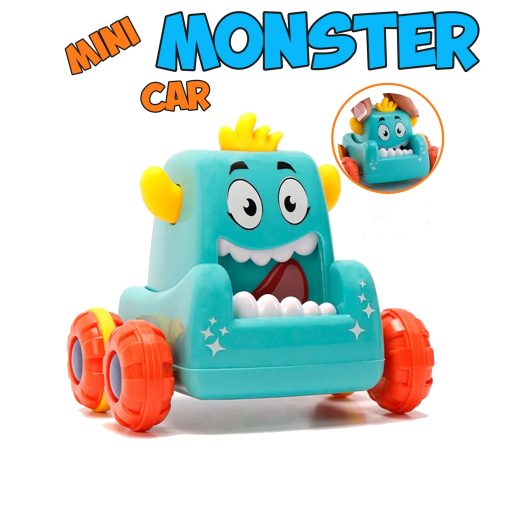 Press N Go Monster Car |Multicolour |Push n Go | Mini Toy