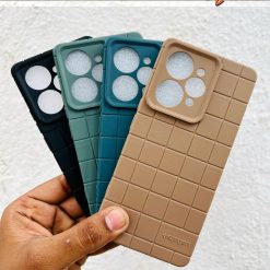 Spigen Square Check Case with Camera Protection – MOQ 10 pcs/model (100 pcs total)