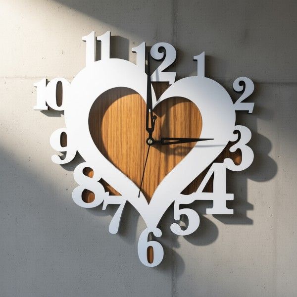 D81 Wooden Wall Clock