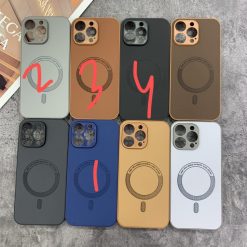 [LOT 163 PCS] METAL LOGO LETHER CASE