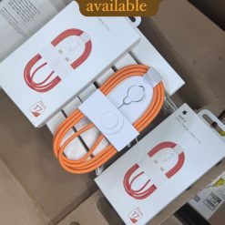 iphone 17 series Orange Cable High Speed And Quality C to C(1pc)
