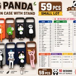 Big Panda Cartoon Case With Stand all hot model 59pc small lot
